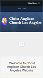 Mobile Screenshot of christanglicanchurchla.org